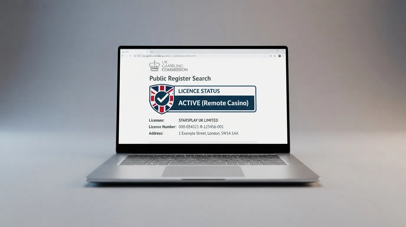 Side-by-side comparison view of UK casino operator features including licence-status indicators, bonus-offer summaries and slot-library counts